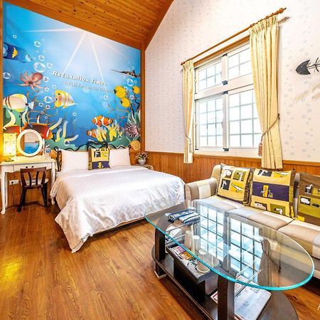 Appartamento Fish House 宜蘭獨棟別墅 戲水池 生態diy 安農溪自行車 Dongshan  Esterno foto