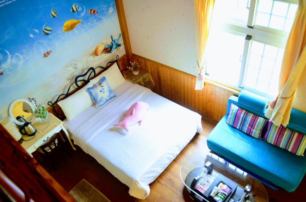 Appartamento Fish House 宜蘭獨棟別墅 戲水池 生態diy 安農溪自行車 Dongshan  Esterno foto