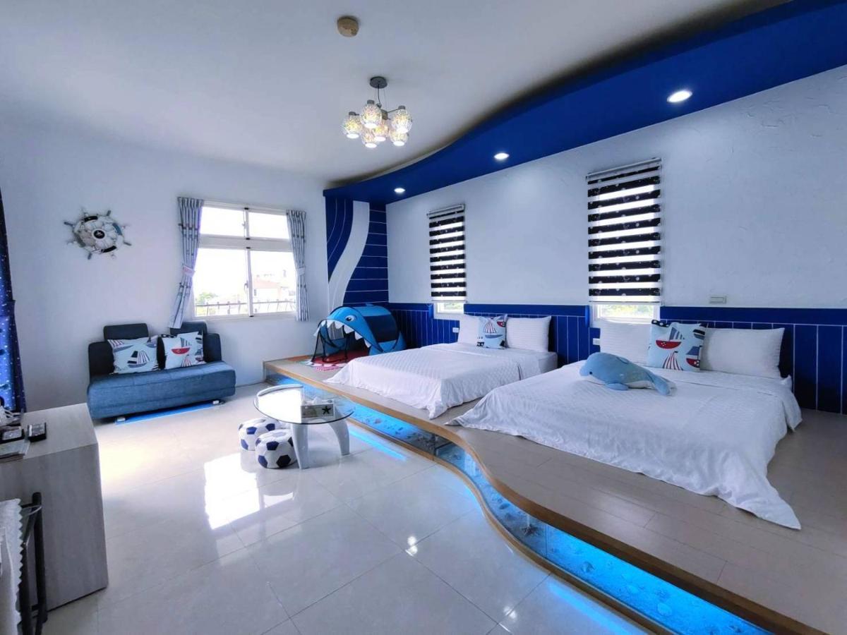 Appartamento Fish House 宜蘭獨棟別墅 戲水池 生態diy 安農溪自行車 Dongshan  Esterno foto