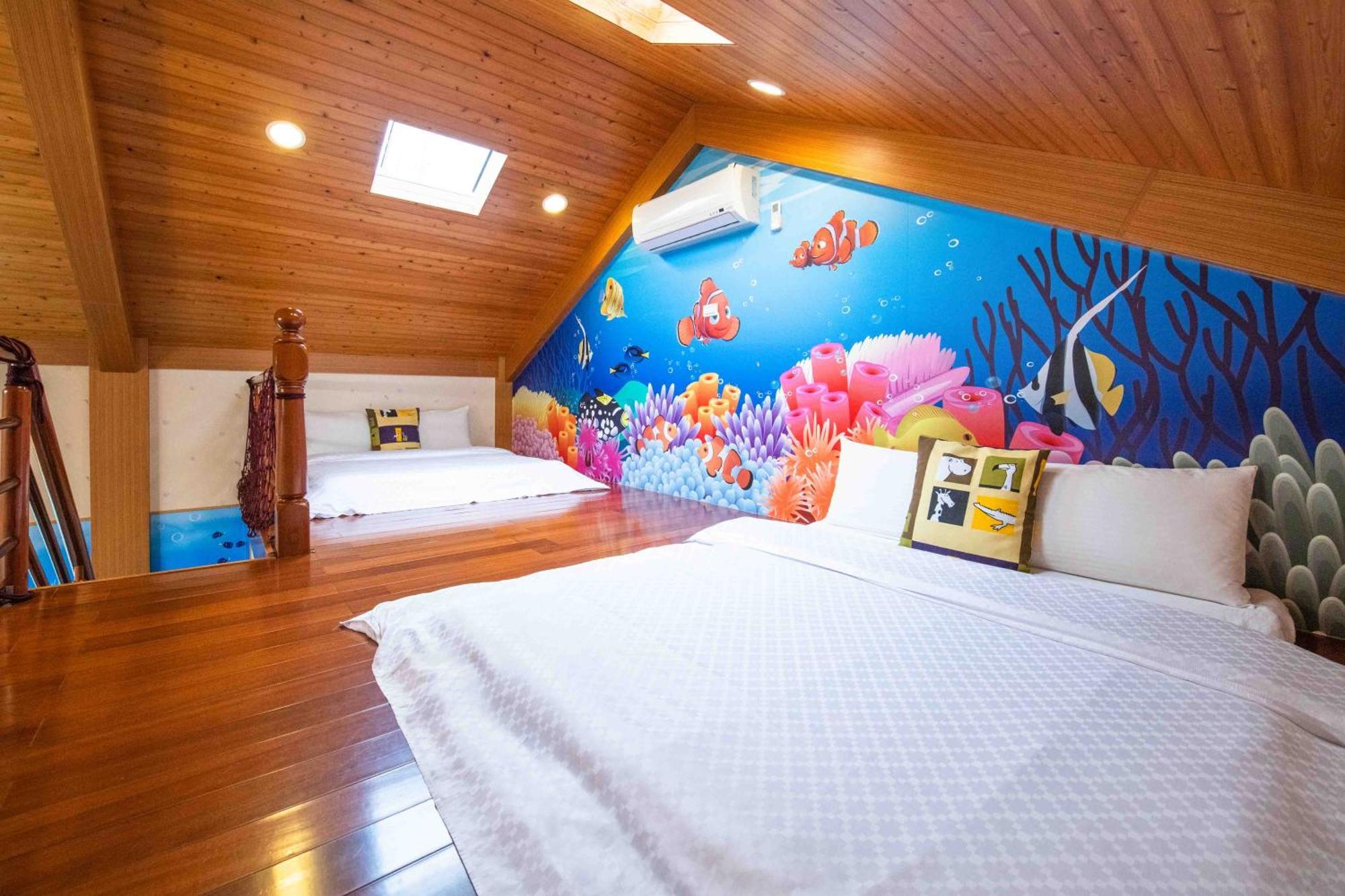 Appartamento Fish House 宜蘭獨棟別墅 戲水池 生態diy 安農溪自行車 Dongshan  Esterno foto