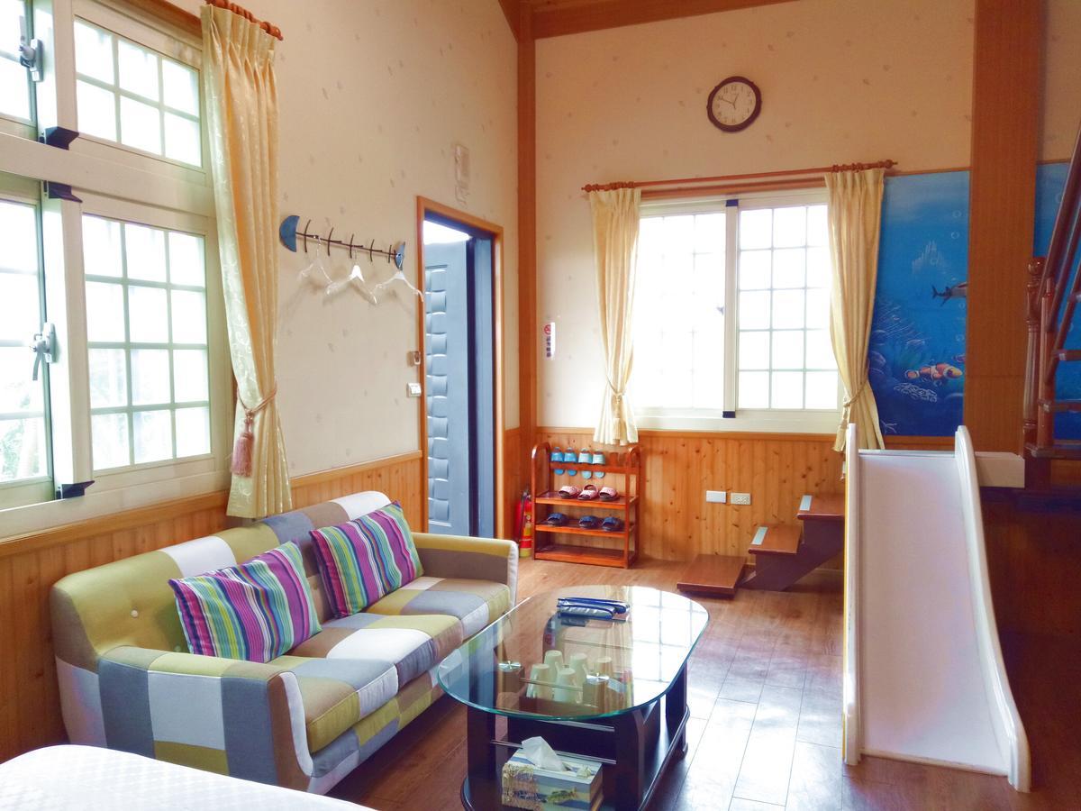 Appartamento Fish House 宜蘭獨棟別墅 戲水池 生態diy 安農溪自行車 Dongshan  Esterno foto